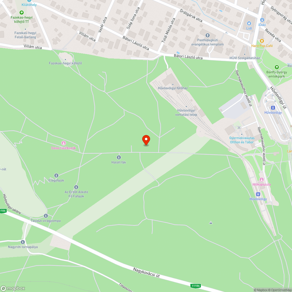 Megrongált erdei információs tábla a Nagy-rét mellett bejelentés helye