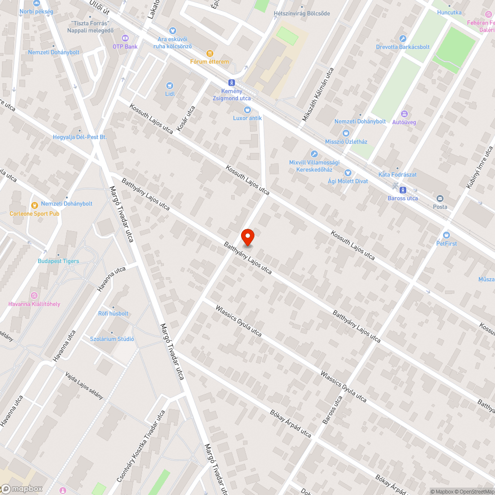 Járda és az úttest állapota borzalmas bejelentés helye