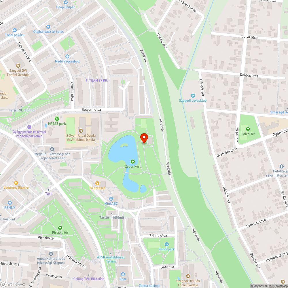 Autók által tönkretett járda bejelentés helye