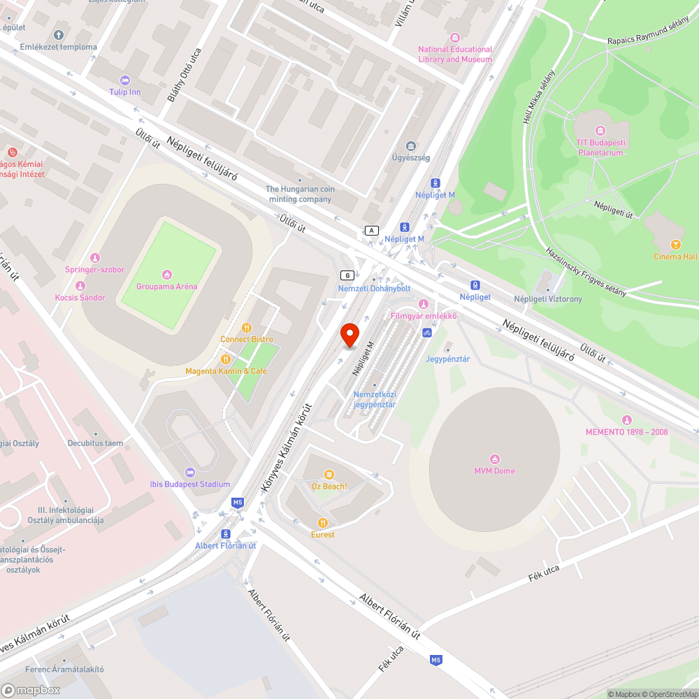 Üres oszlop bejelentés helye