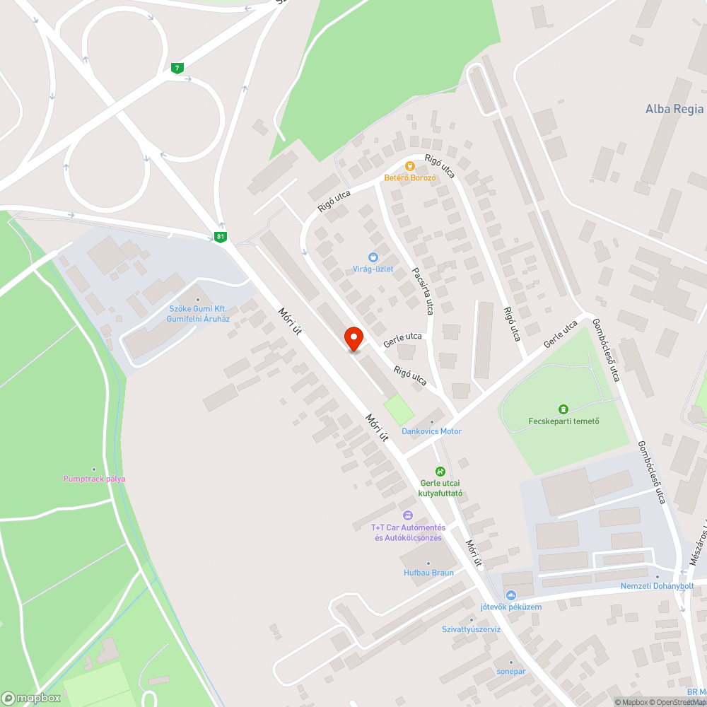 Elhagyott Alfa Romeo bejelentés helye