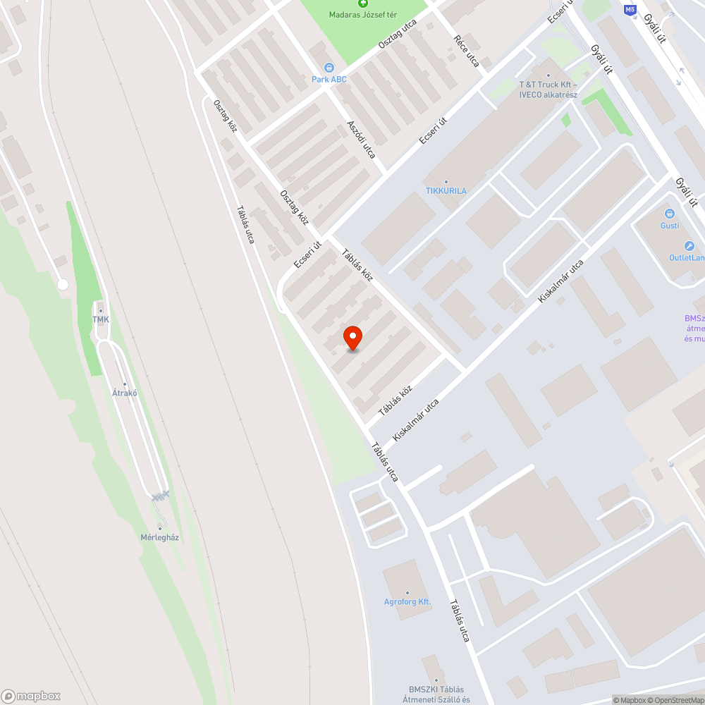 Elhagyott Opel bejelentés helye