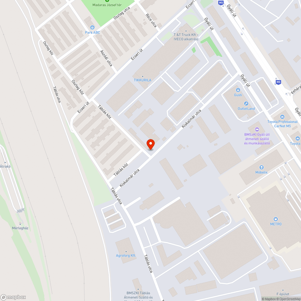 Elhagyott roncsok bejelentés helye