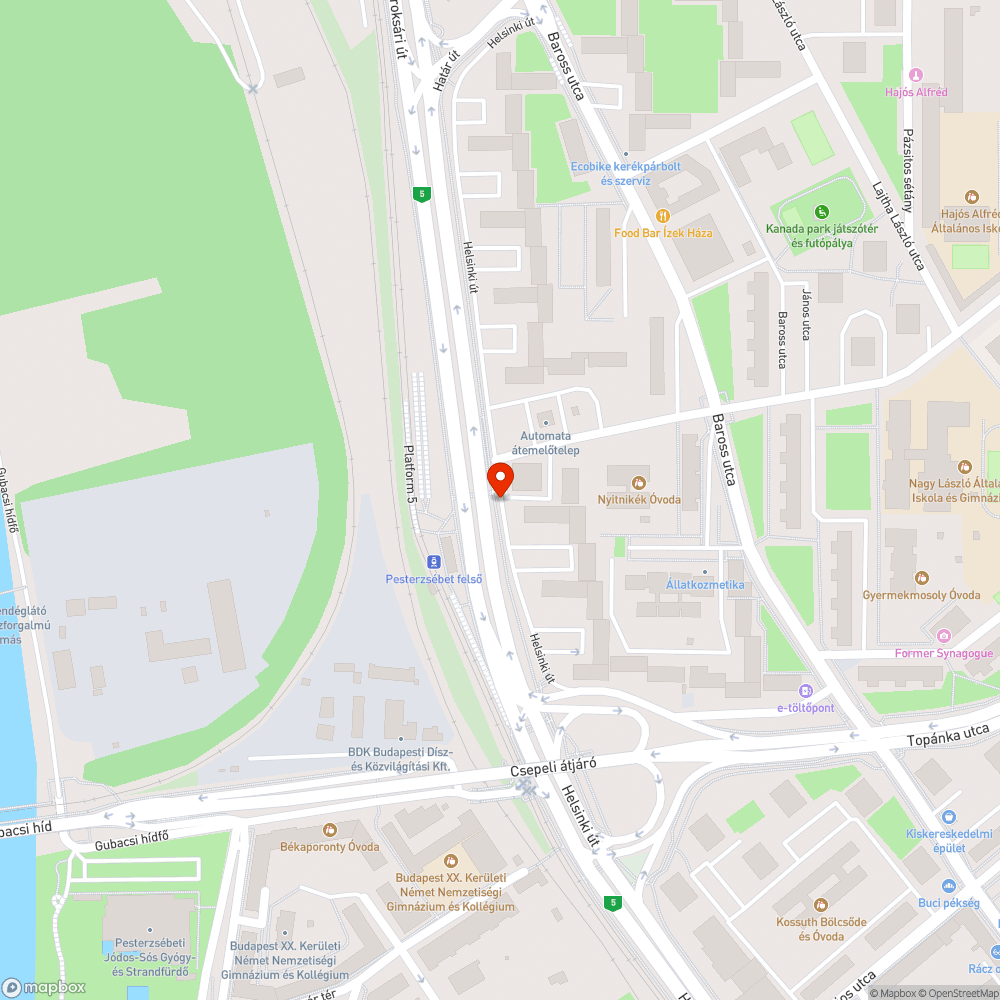 Útra kilógó fa bejelentés helye