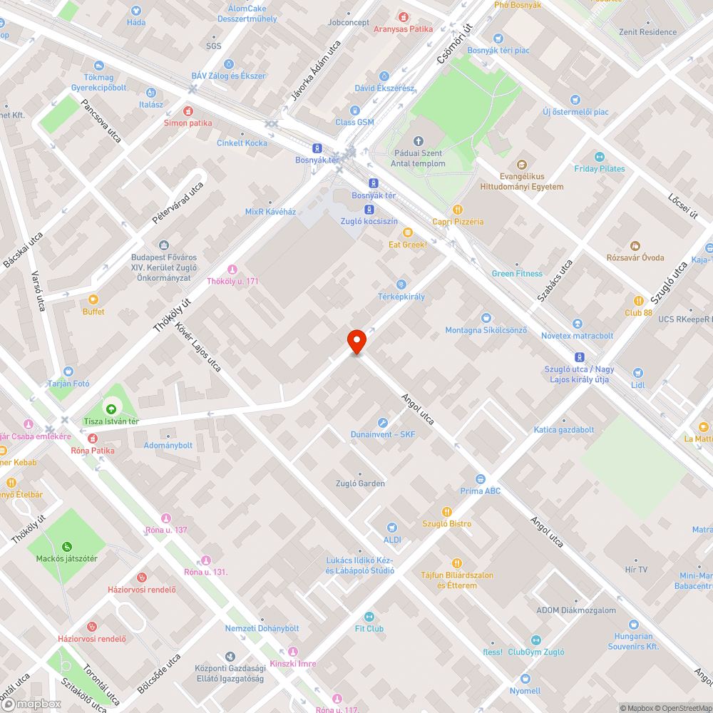 Illegális lomtalanítás Angol u. 50. előtt bejelentés helye