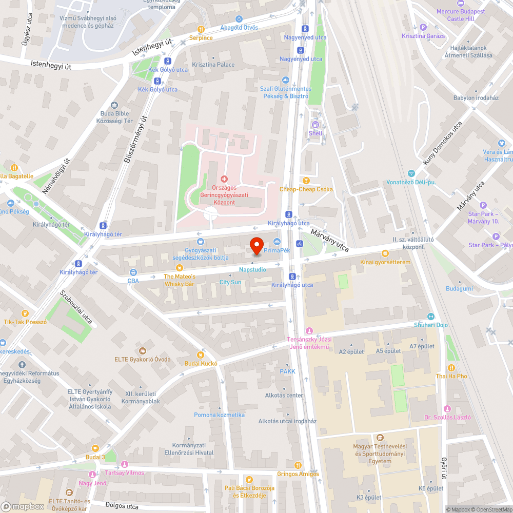 Elégtelen szélességű járda bejelentés helye