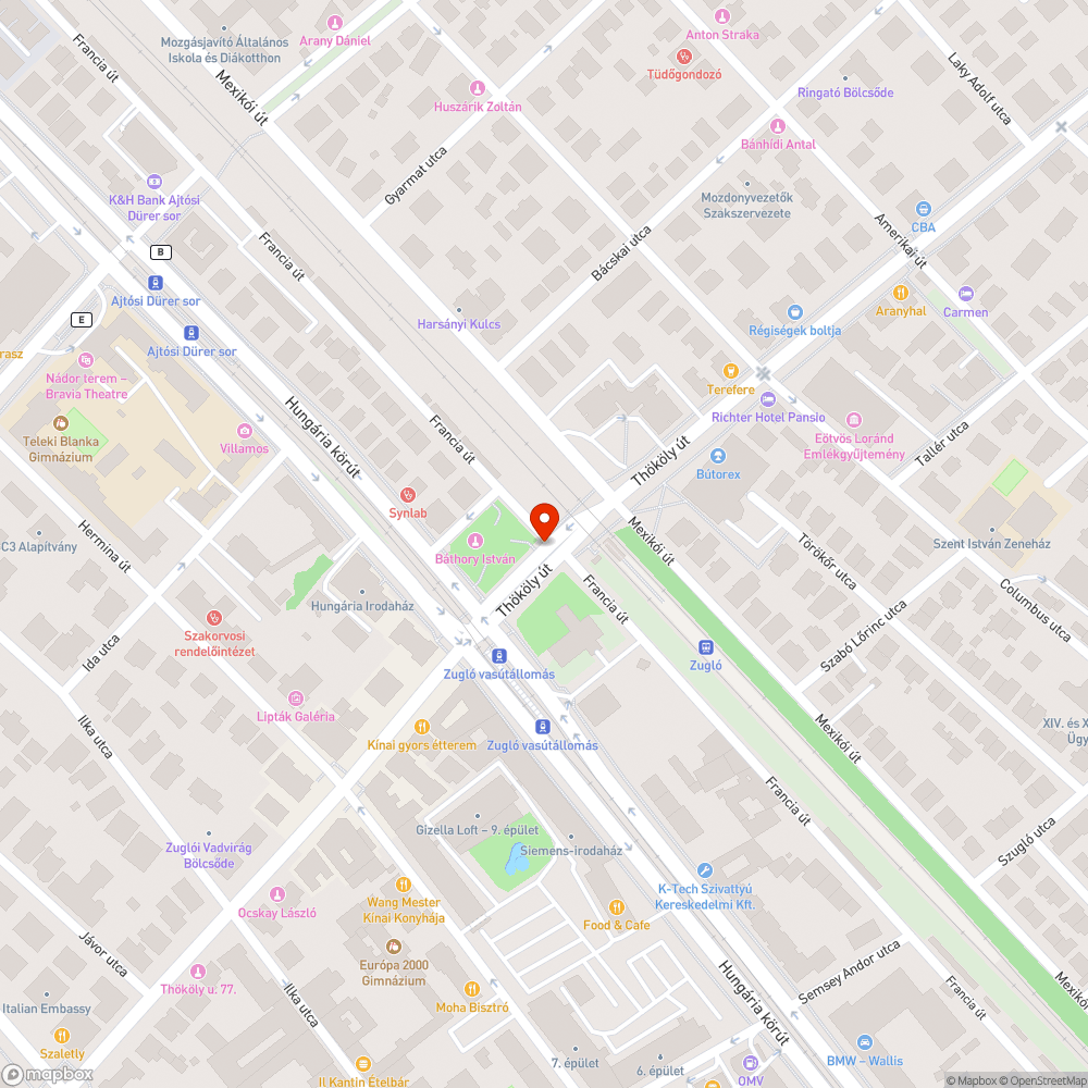 Zugló vasútállomás lekopott festés bejelentés helye