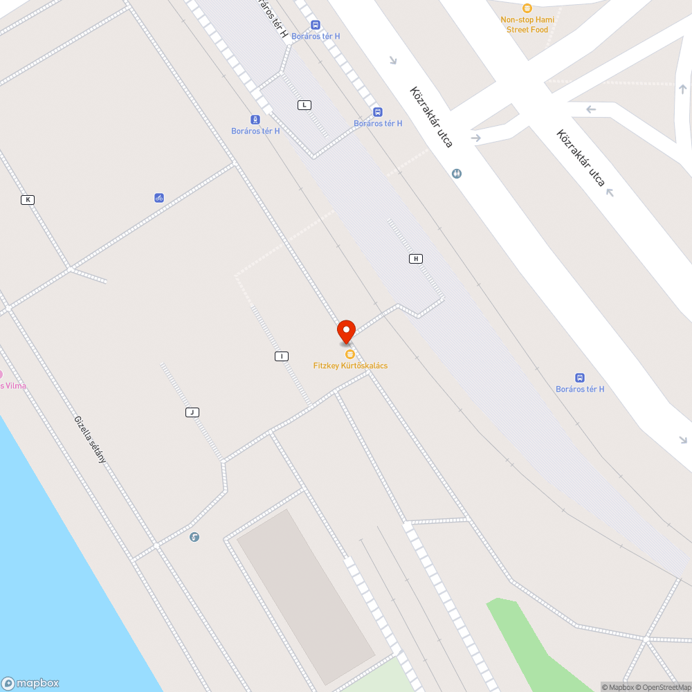 Obszcén graffiti a Boráros téren bejelentés helye