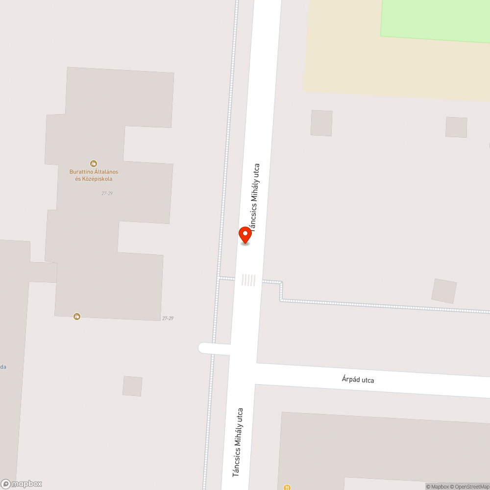 Faágak miatt nem belátható útszakasz bejelentés helye