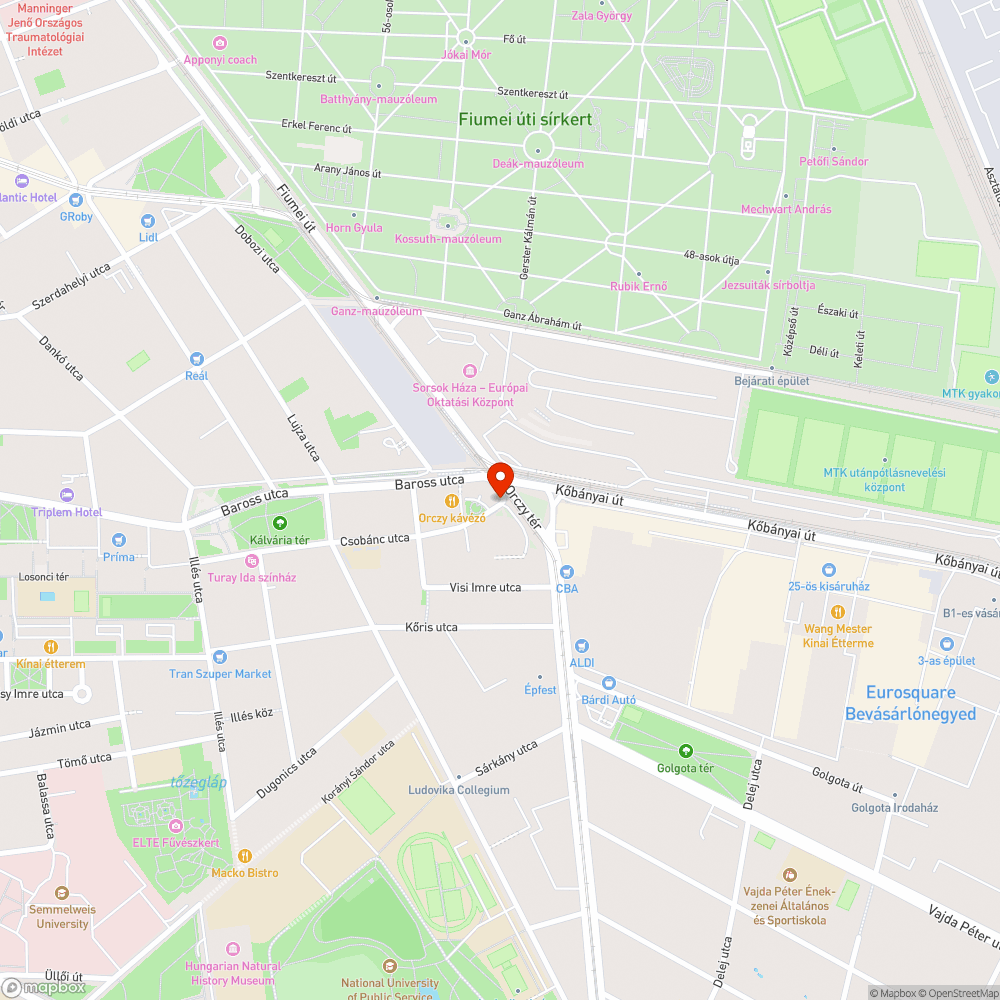 Elhajlott behajtani tilos tábla bejelentés helye