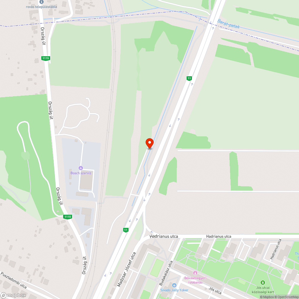 Betonoszlop bejelentés helye