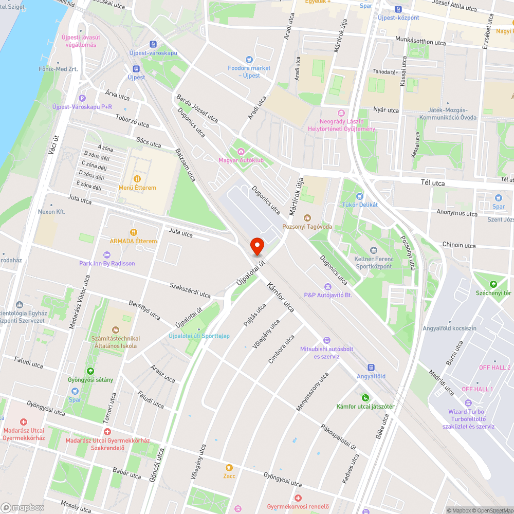 Jelzőtába elmozdulás bejelentés helye