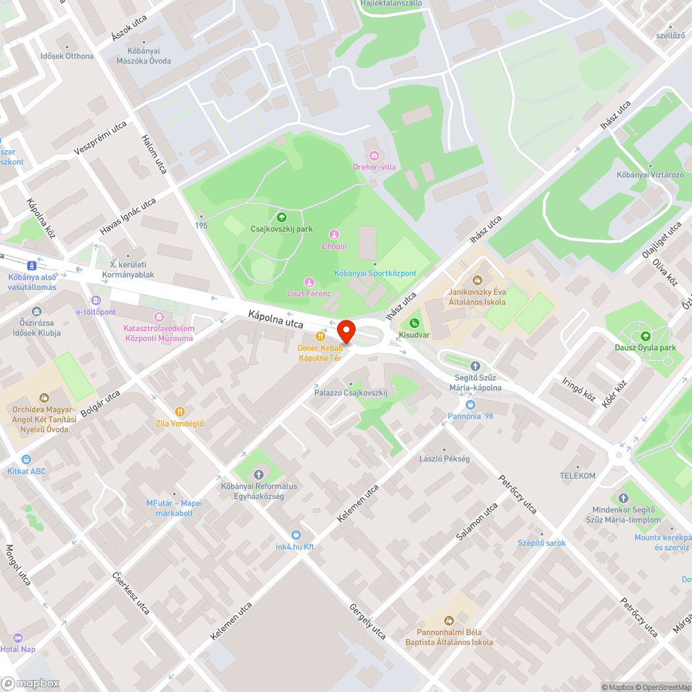 Bringaparkoló hiánya bejelentés helye