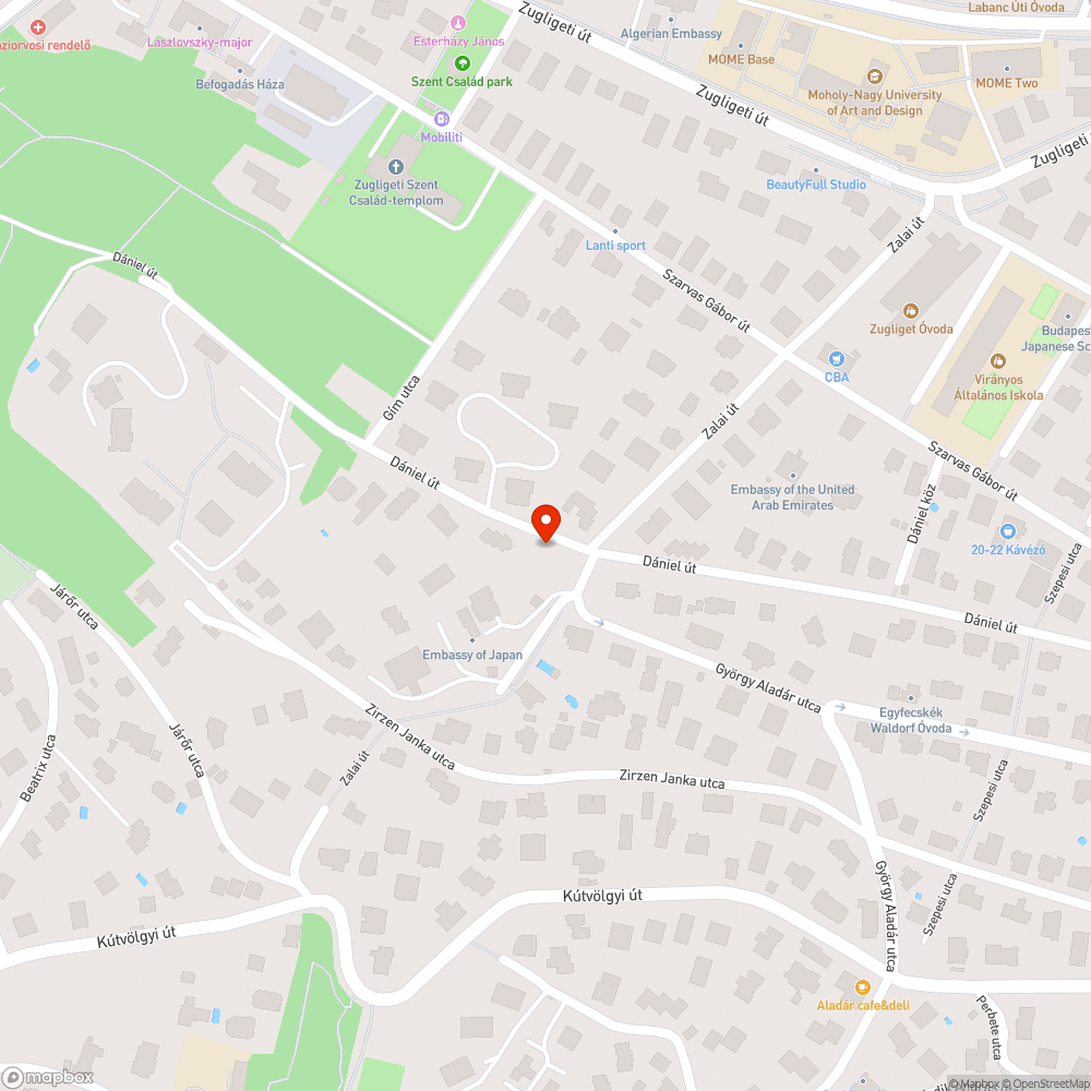 Elhagyott autó bejelentés helye