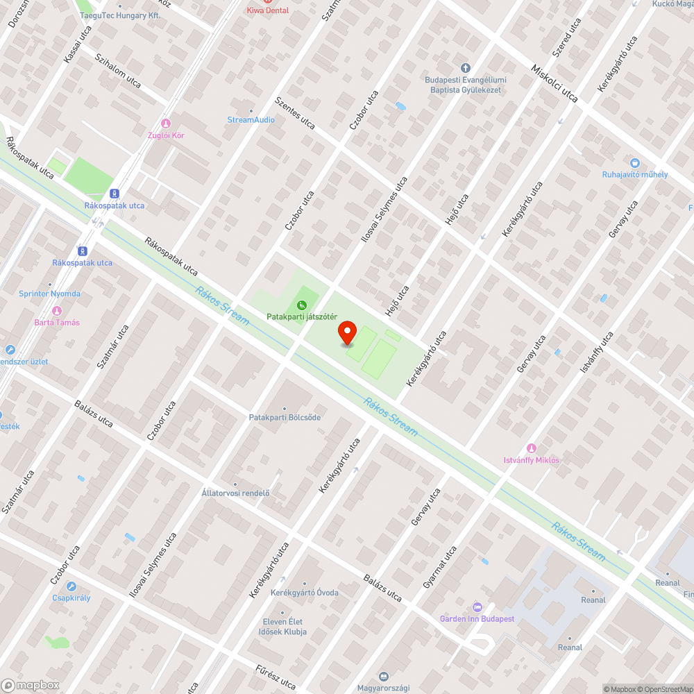 Közparkból fitnesz park bejelentés helye