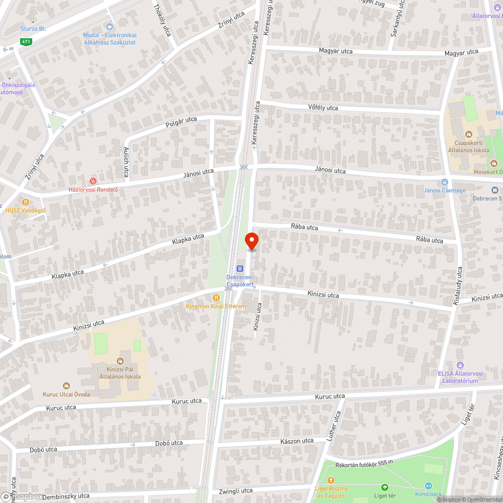 Földút aszfaltozása bejelentés helye