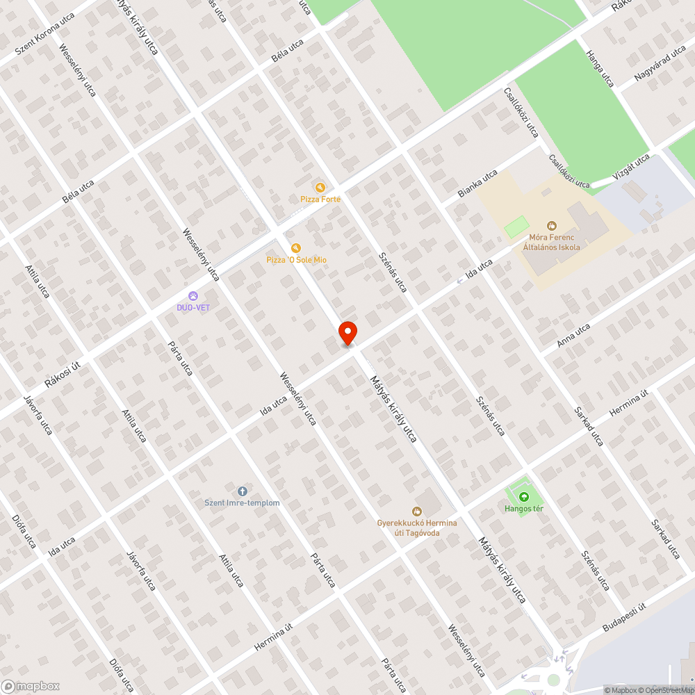 Leszakadt szekrényajtó bejelentés helye