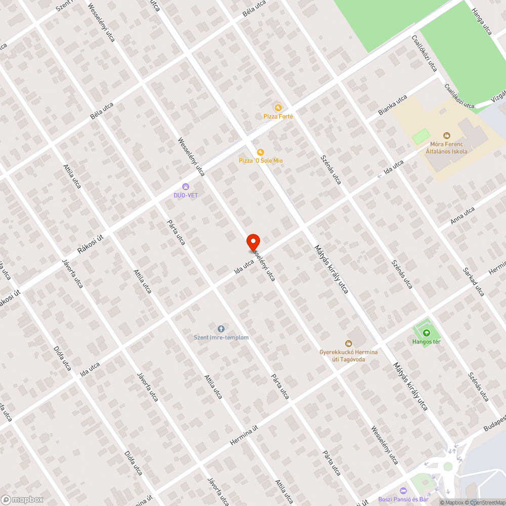 Hiányzó utcanévtáblák bejelentés helye