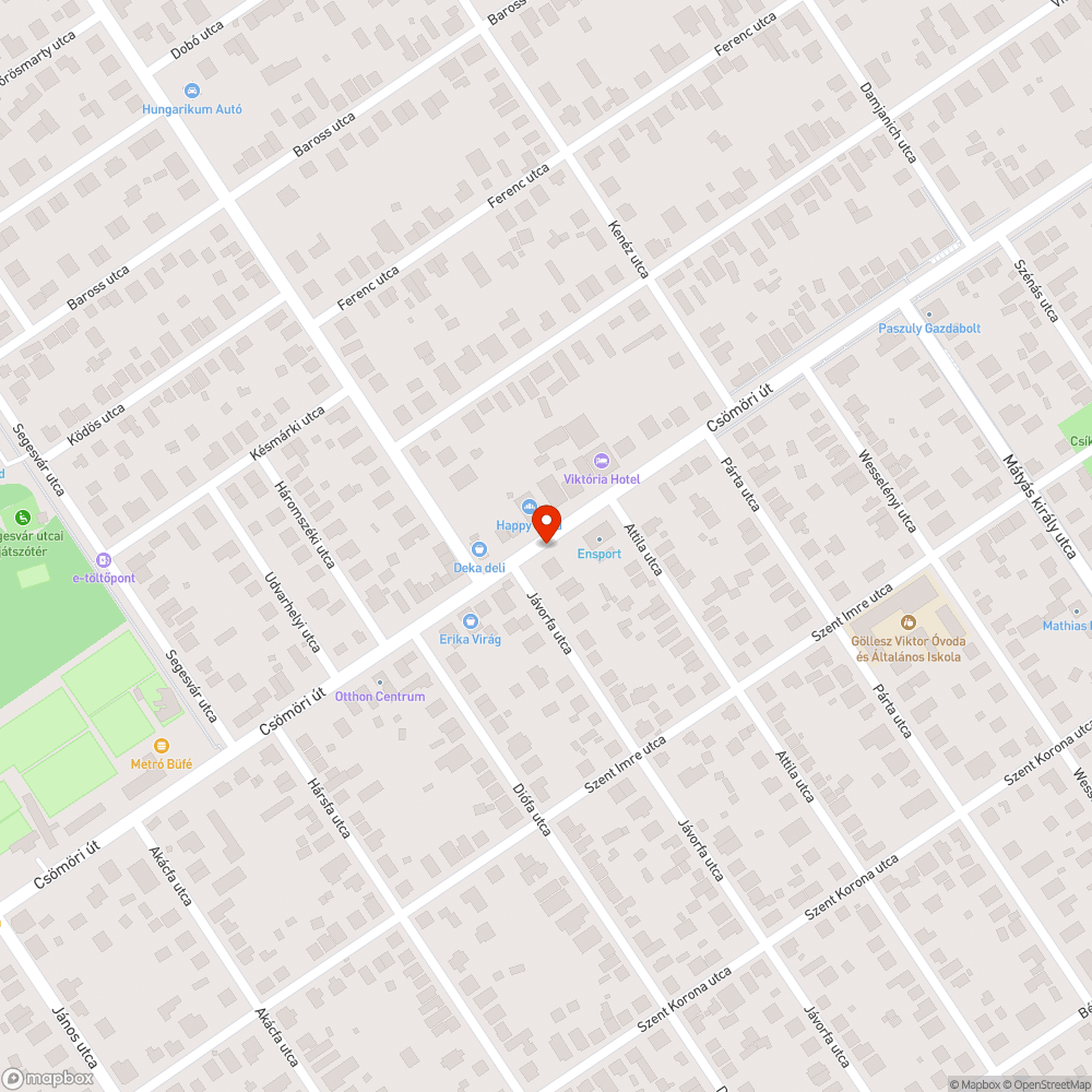 Hiányzó felfestés bejelentés helye