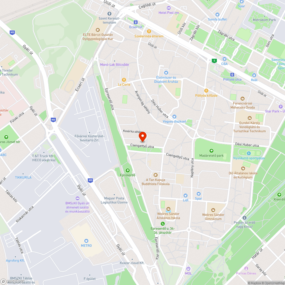 Elhagyott Citroen bejelentés helye