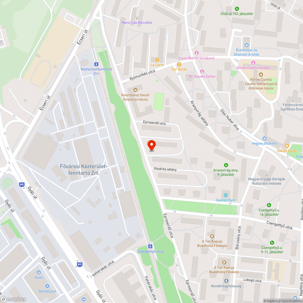 Elhagyott Daewoo bejelentés helye