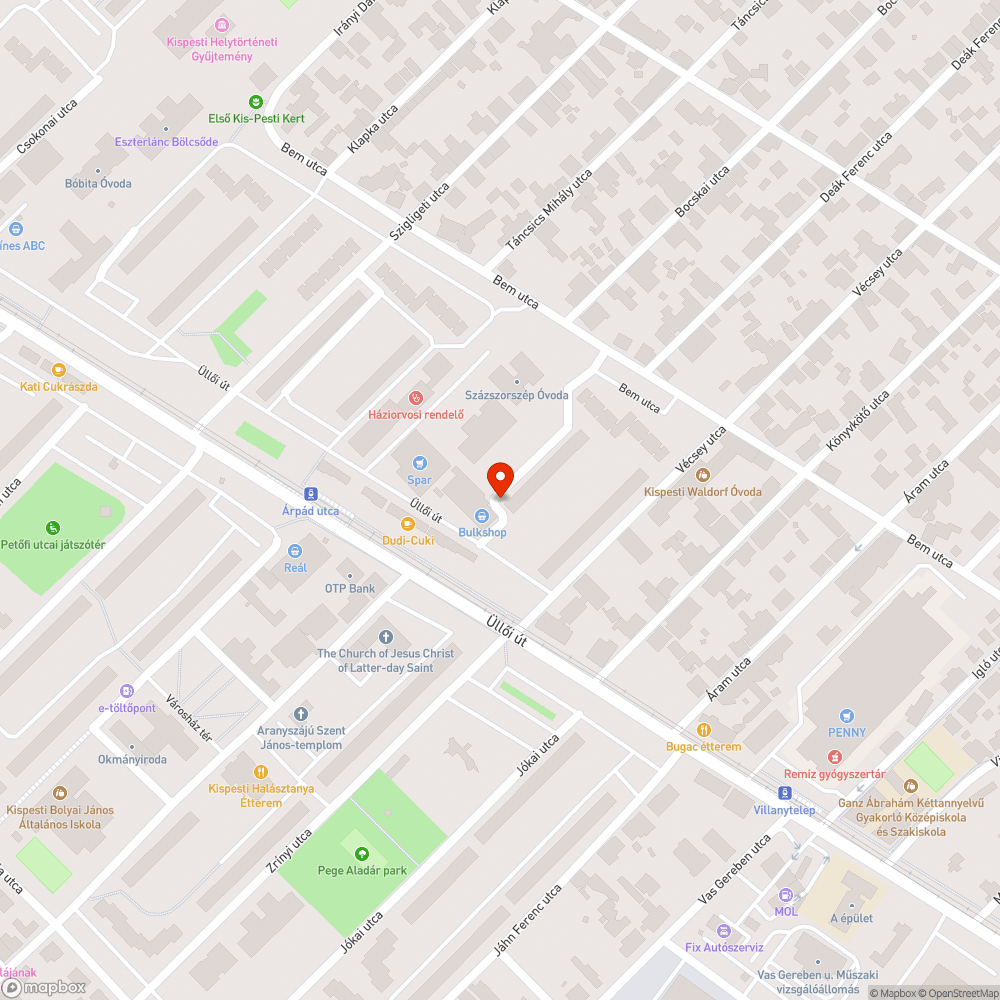 Megdőlt padkakő. bejelentés helye