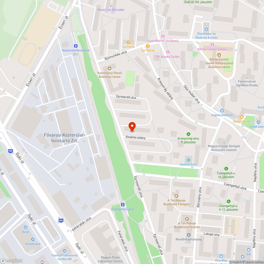 Elhagyott Fiat bejelentés helye