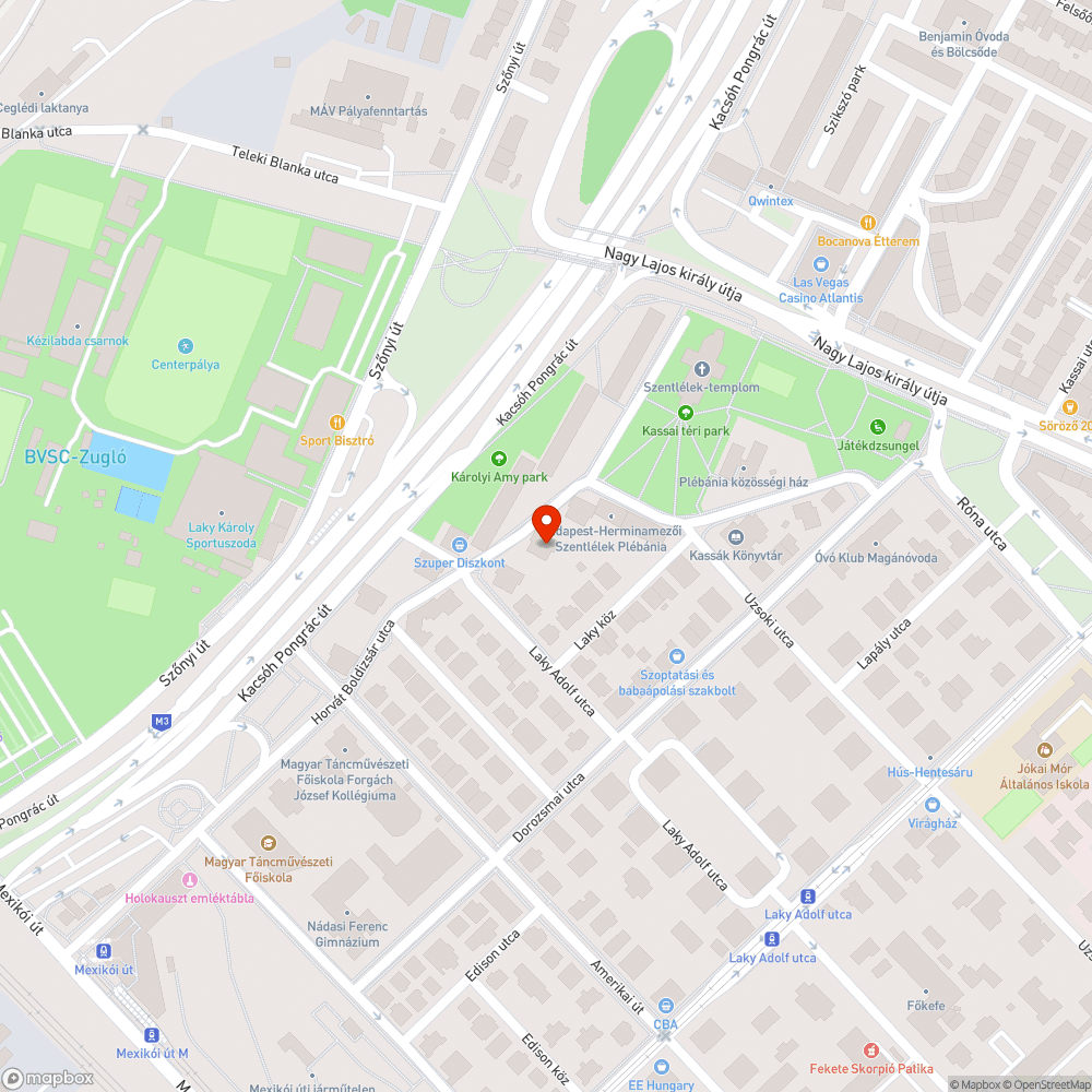 Személyautó bejelentés helye