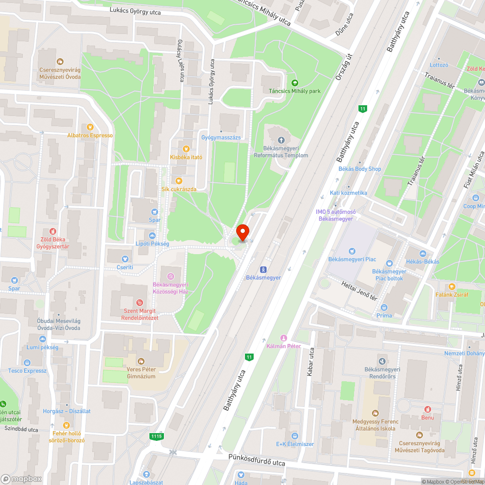 Kidölt szemetes bejelentés helye