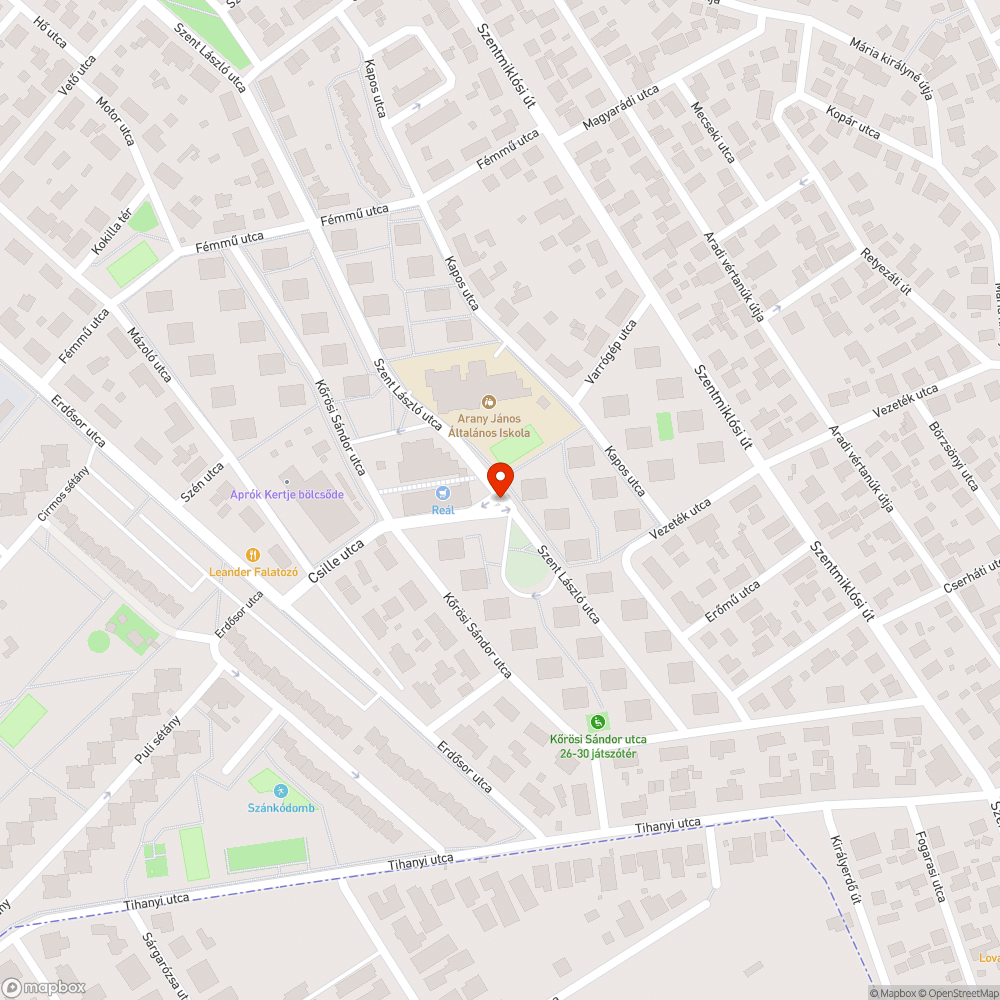 Balra kanyarodási nehézség bejelentés helye