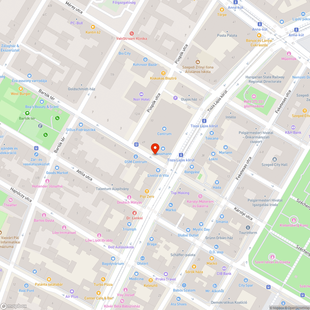 Kátyú a busz+álló előtt bejelentés helye