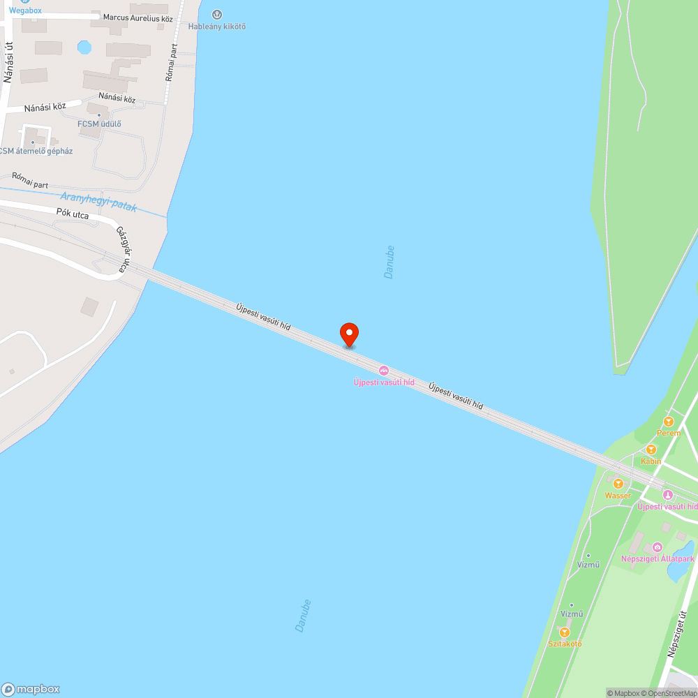 A leggraffitisebb híd a Duna fölött bejelentés helye