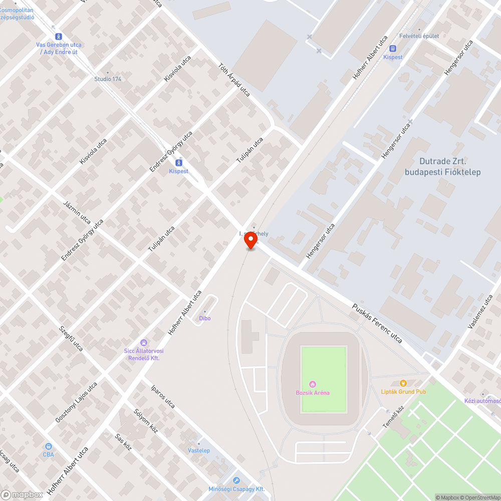 Kidöntött vasúti kerítés bejelentés helye