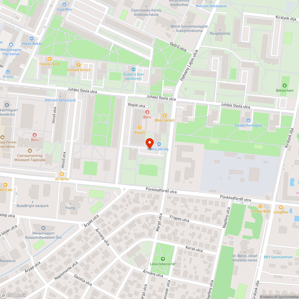 Kőtömb bejelentés helye