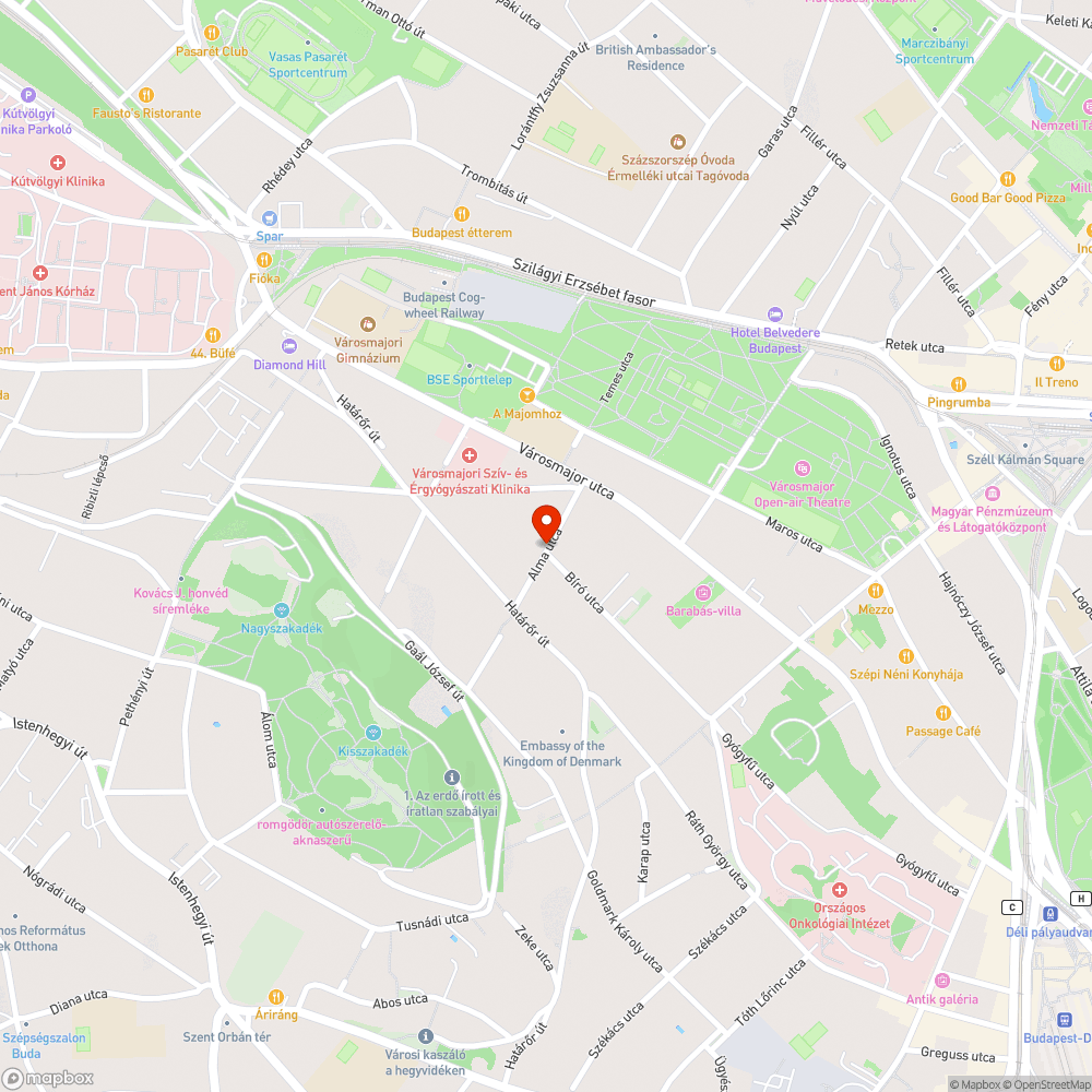 Hiányzó tükör bejelentés helye