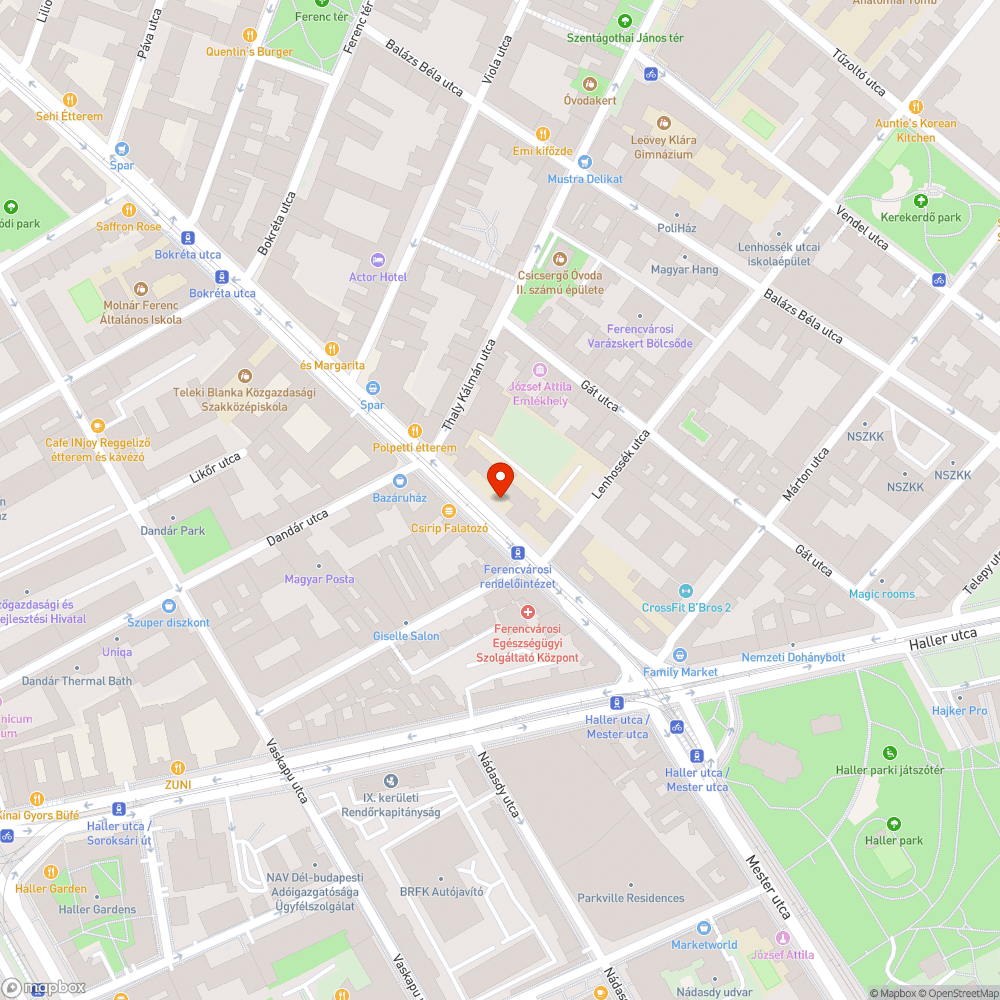 Szöszök mindenütt bejelentés helye