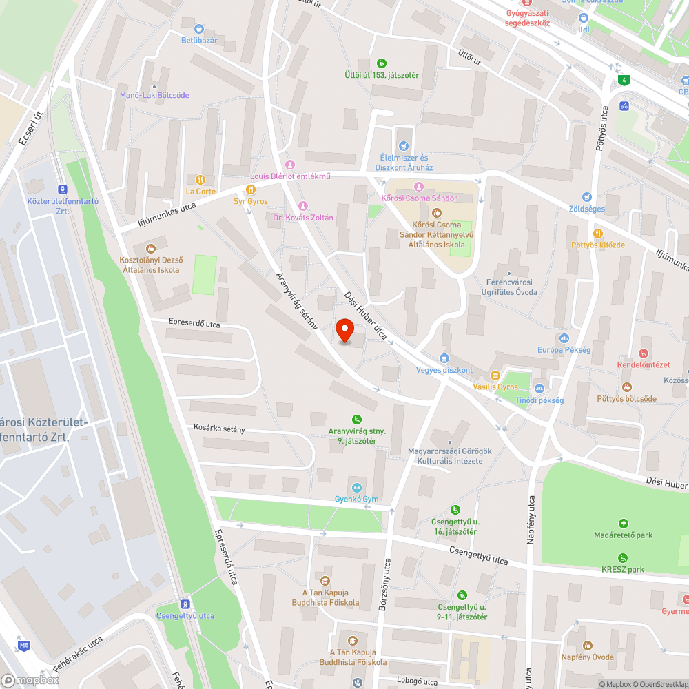 Elhagyott Daewoo bejelentés helye