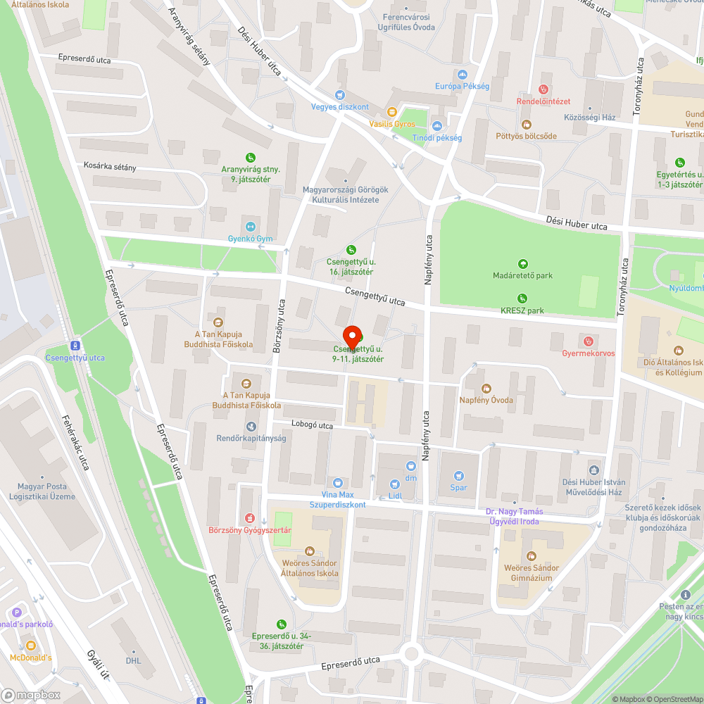 Elhagyott Daewoo bejelentés helye