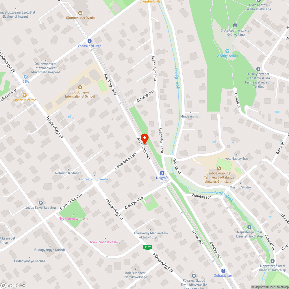 Elhagyott karambolos autó bejelentés helye