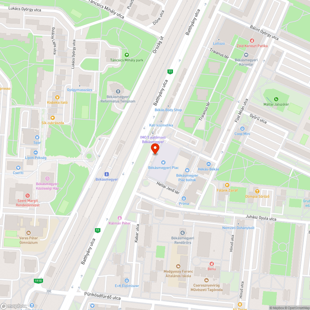 Kövek elvitele bejelentés helye