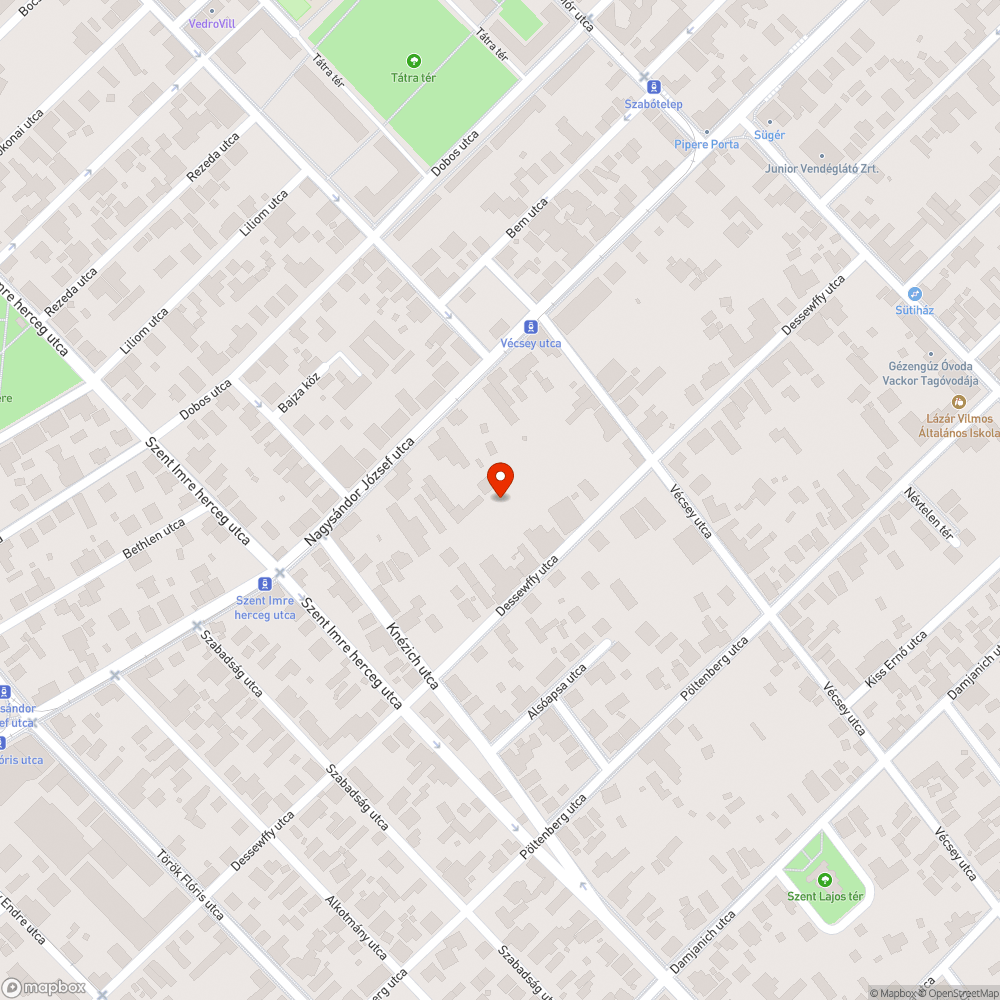 Kiszáradt fa gödre bejelentés helye