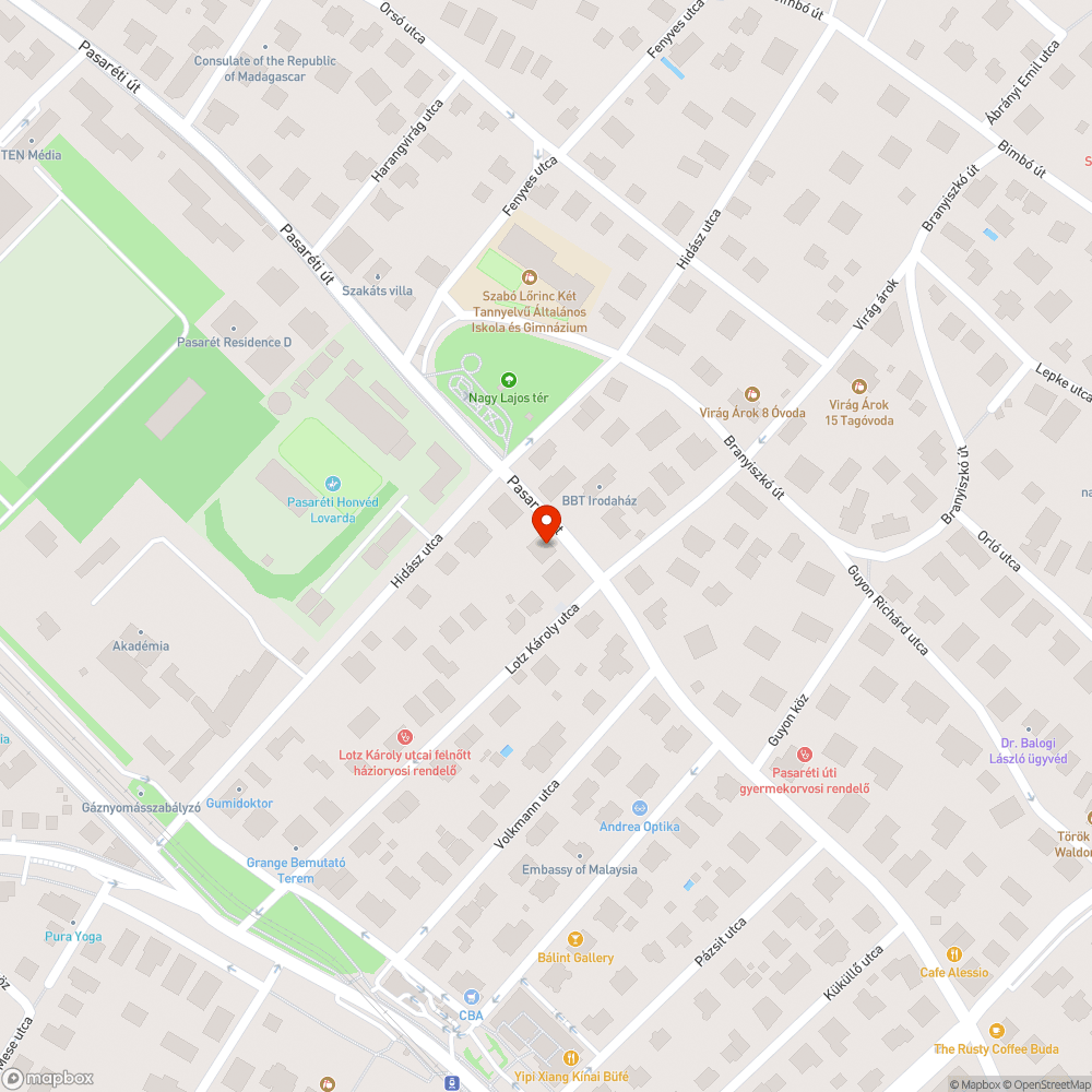 Kidőlt tábla bejelentés helye