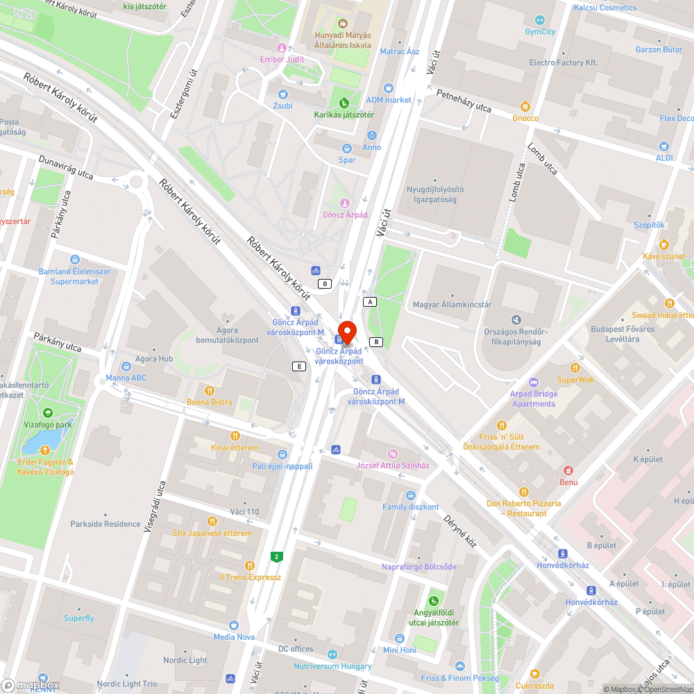 MHU736 bejelentés helye