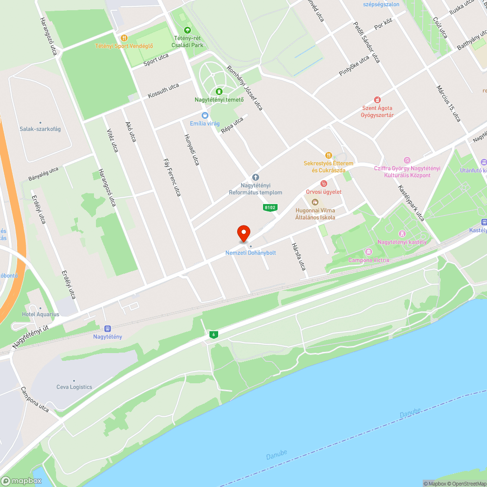 Kidöntött tábla bejelentés helye