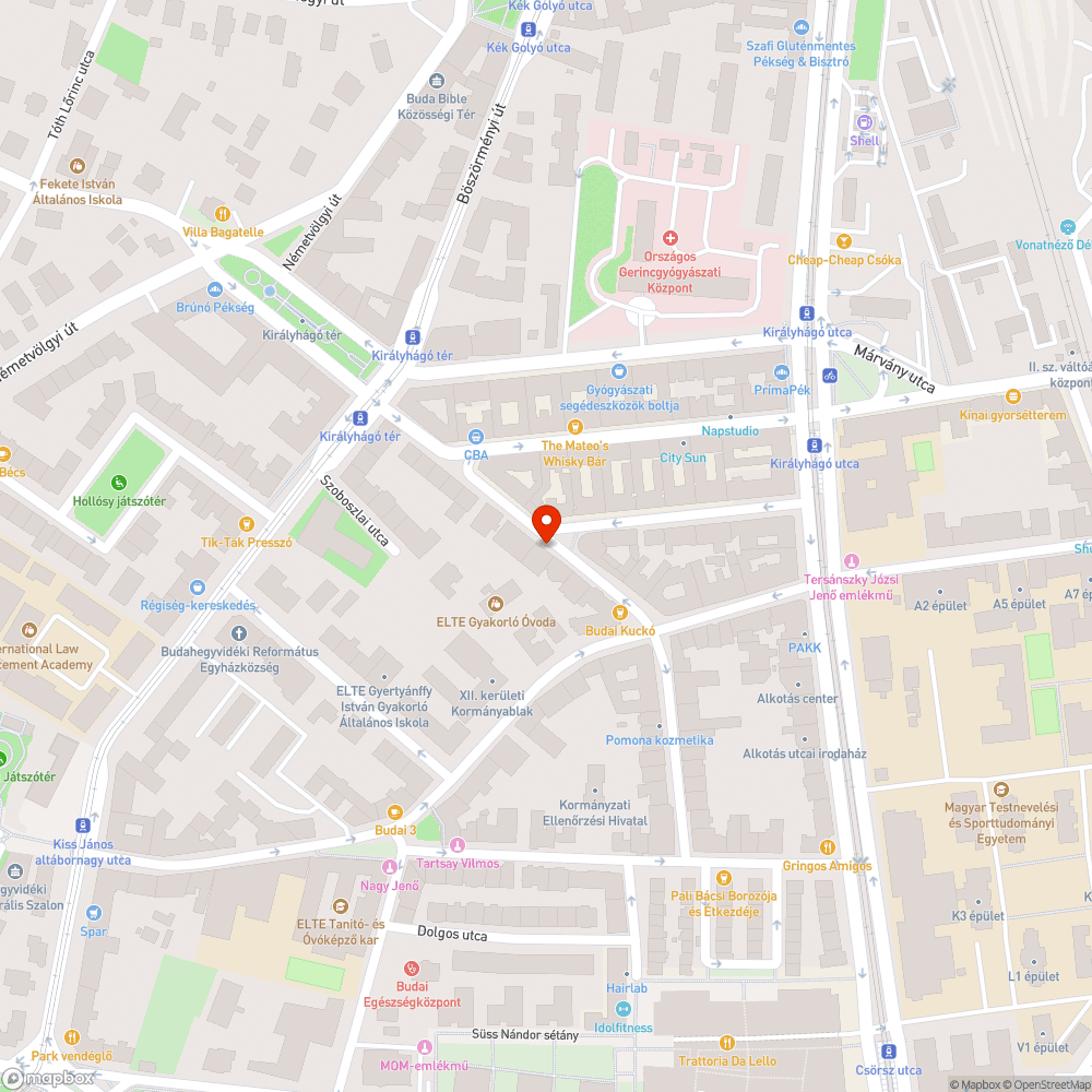 Lukas fedlap az Ugocsa utca 6-nál bejelentés helye