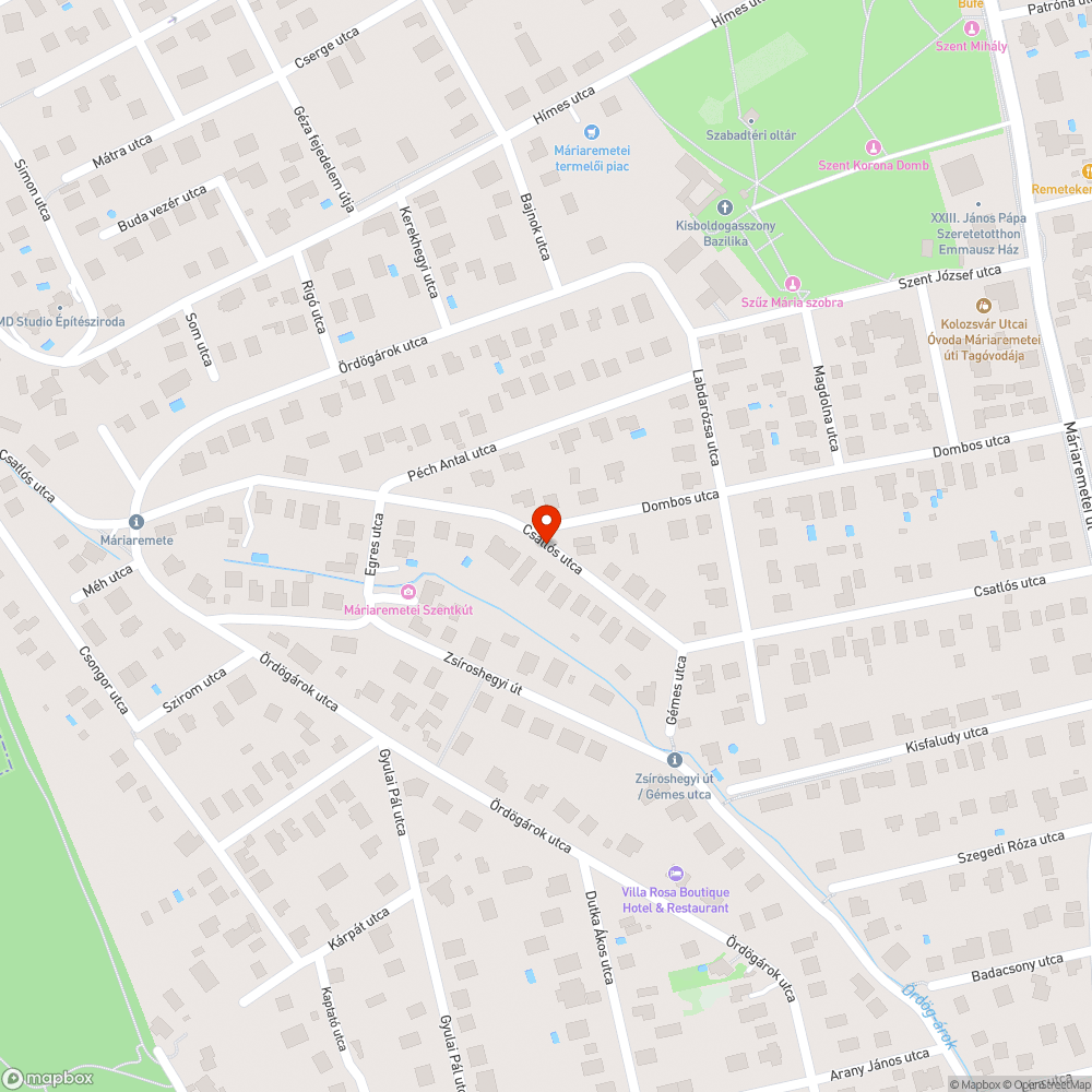 Életveszélyes kis-híd bejelentés helye