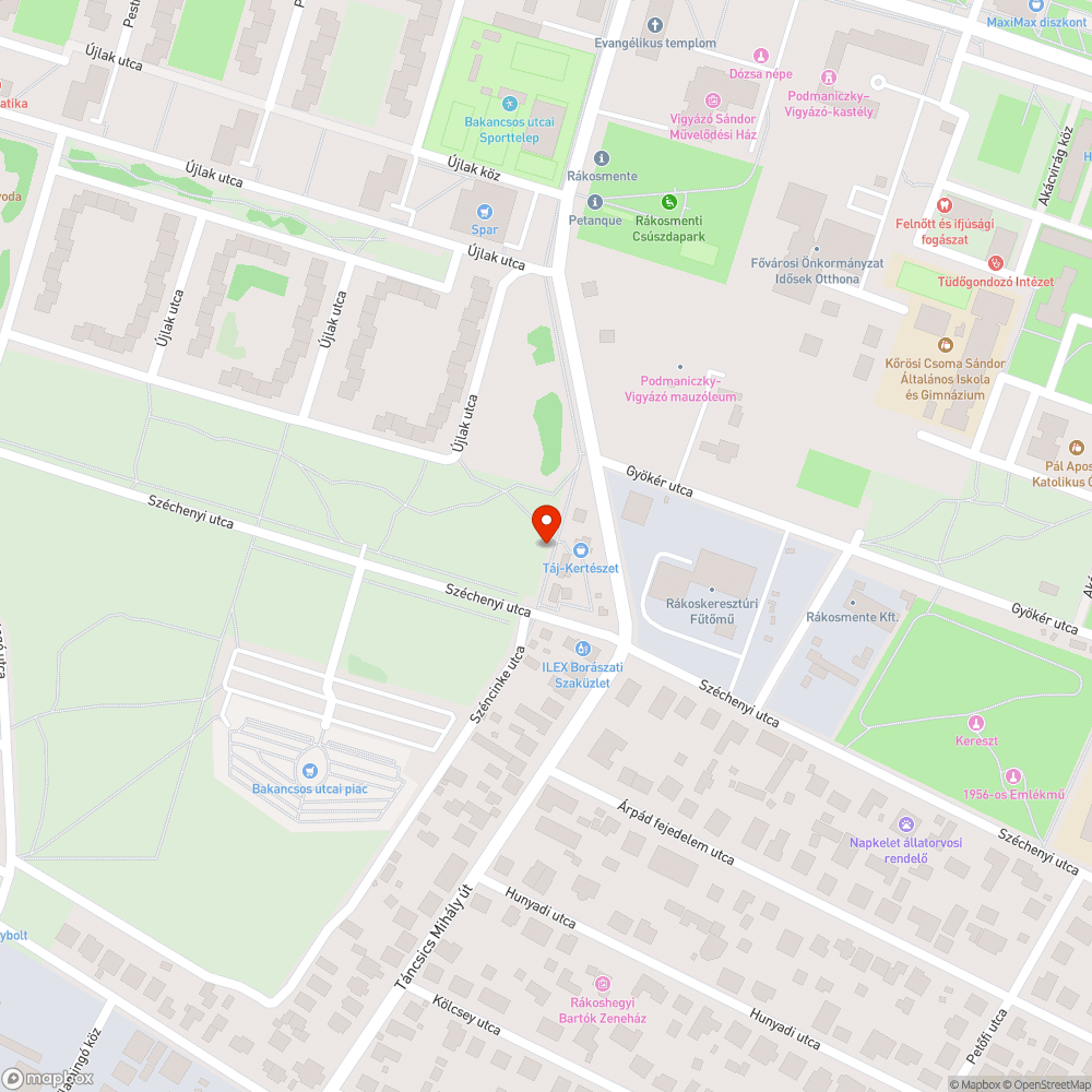 Derékig érő gaz bejelentés helye