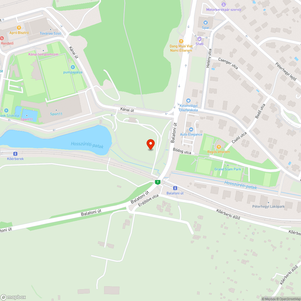 Szemét a tó mellett bejelentés helye