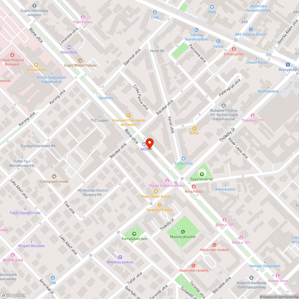 kiszáradt fa bejelentés helye