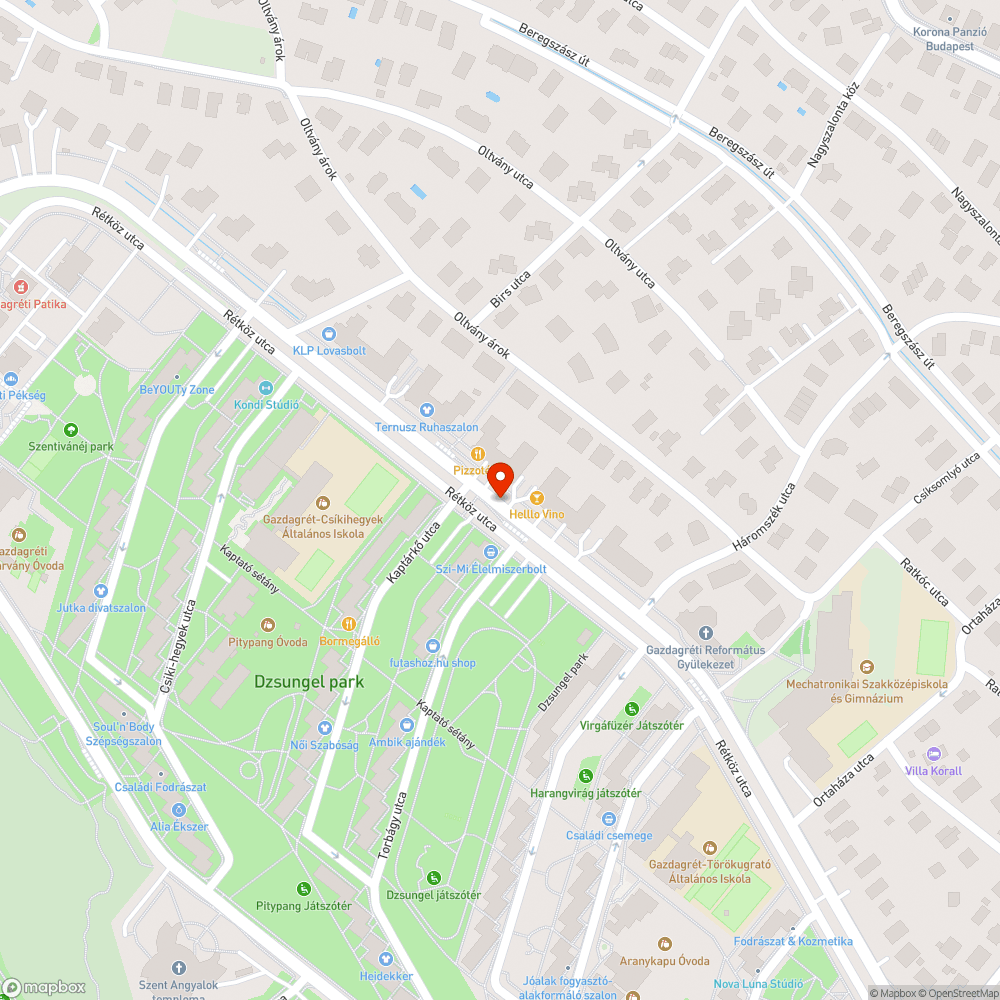 Buszmegállói kátyúk bejelentés helye